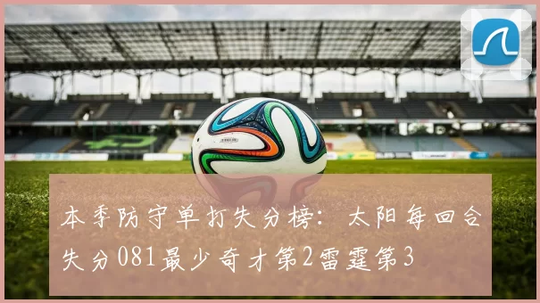 本季防守单打失分榜：太阳每回合失分081最少奇才第2雷霆第3