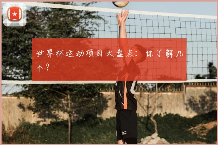 世界杯运动项目大盘点:你了解几个?