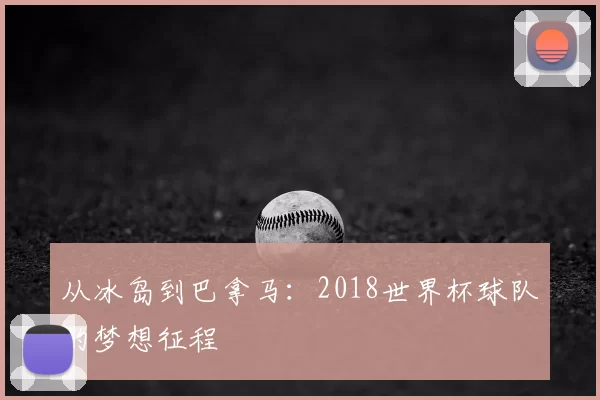 从冰岛到巴拿马:2018世界杯球队的梦想征程