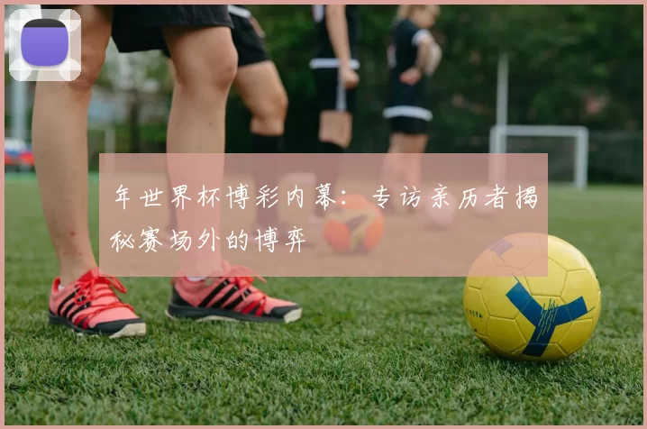 年世界杯博彩内幕：专访亲历者揭秘赛场外的博弈