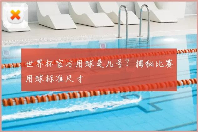 世界杯官方用球是几号？揭秘比赛用球标准尺寸